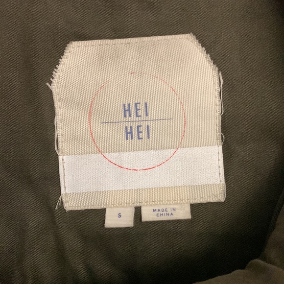 Anthropologie HEI HEI Richmond Hood Removable Faux Fur Anorak Jacket - Picture 3 of 8